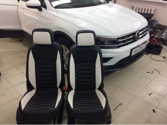 Каркасные авточехлы на Volkswagen Tiguan 2 поколения